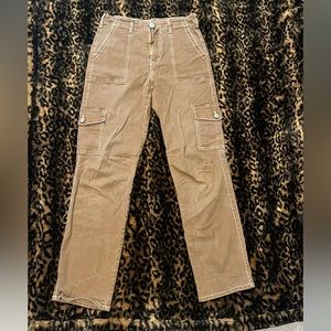 Tan Dickies Woman's Cargo denim